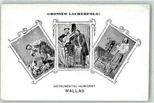 13956911 - Zirkus Kontragitarre Instrumental Humorist Wallas Clown