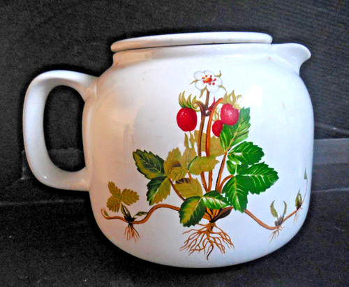 Vintage teekanne steingut - teekanne,
