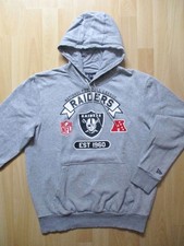 Las Vegas Raiders Hoody (Hoodie, Pullover), New Era, Gr. M, grau, NFL, sehr gut