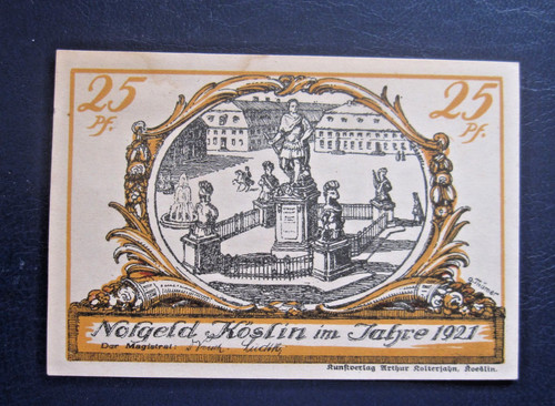 Notgeld köslin pfg 1921 - pfg., ,1921