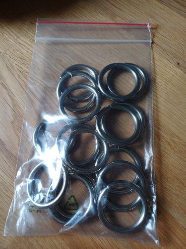Gardinenringe metall silber - gardinenringe,
