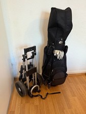  Bag Boy C-5 Golf Trolley, Komplettes Set Power Trajectory Eisen