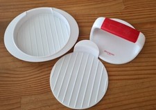 WESTMARK Burgerpresse Hamburgermaker Weiß Rot