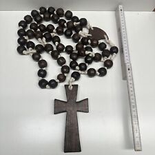 Wandrosenkranz  Holz  dunkel