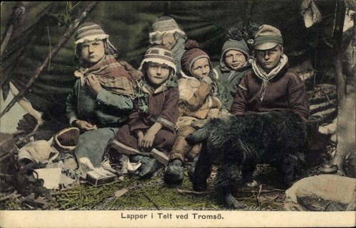 Lapper telt ved tromso - i,