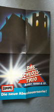 Flyer Europa Das Schloss-Trio Kassetten-Beilage 80iger Jahre Hörspiele
