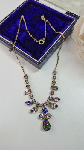 Antike art deco halskette iris - deco,
