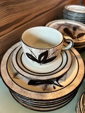 Ceramano Steinzeug Kaffeeservice, Teeservice 12-teilig