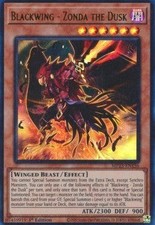 YuGiOh Blackwing - Zonda the Dusk MP23-EN156 Ultra Rare Englisch Neu 1st