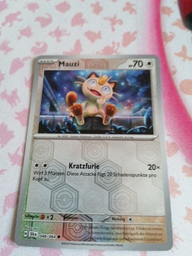 Pokémon mauzi 048 - 048/064, reverse