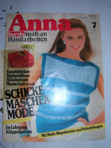 Anna burda 1983 - anna, nr.