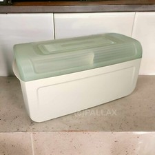 TUPPERWARE A143 JUNIOR-BROTMAX WEISS MINT BROTBEHÄLTER BROTKORB