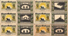 6 x 50 Pfennig Notgeld GOLLNOW