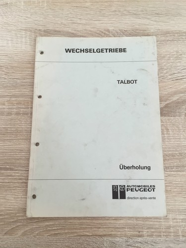 Werkstatthandbuch peugeot - werkstatthandbuch,
