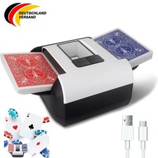 Kartenmischmaschine Elektrische USB C Automatischer Kartenmischer.für 2 Decks!