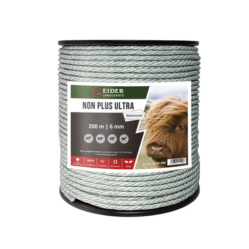 Weidezaunseil 6mm 200m