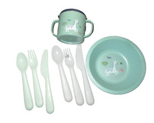 Geschirr & Ikea Besteck - Zebra - Lernbecher & Schüssel