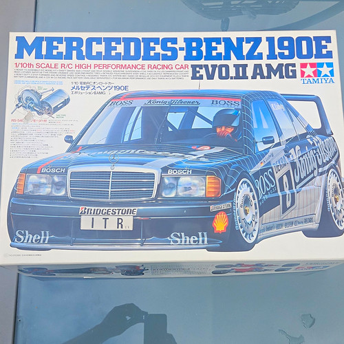 Tamiya mercedes benz 190e - 190e, evo
