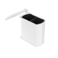 Hailo Abfallsammler 3416001 Duo 2x 8 L Mülleimer Einbau Abfalleimer Schwenkeimer