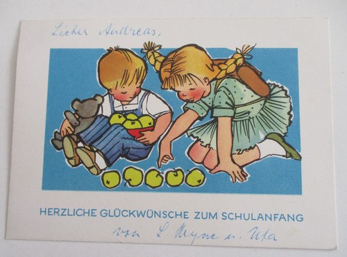 Alte künstlerkarte zum - ,