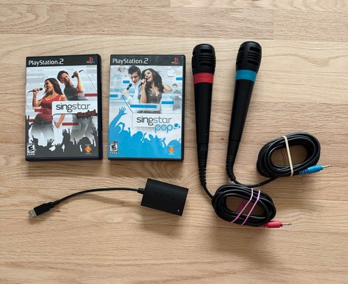Ps2 sing star - sing, microphone