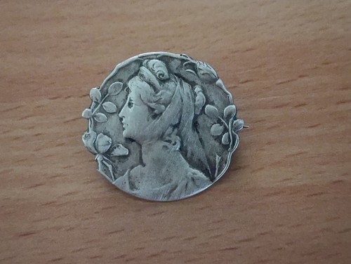 Originale jugendstil brosche - originale,