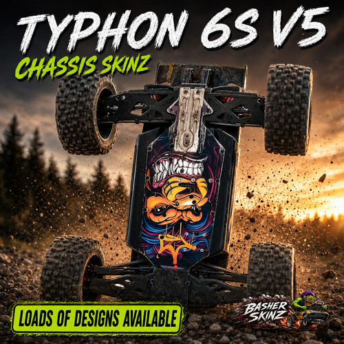 Arrma typhon rc chassis - arrma, 6s