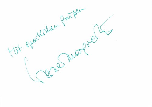 Autogramm werner margreiter - autogramm,