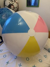 XXL Wasserball Strandball Beachball Flach ca. 95 cm