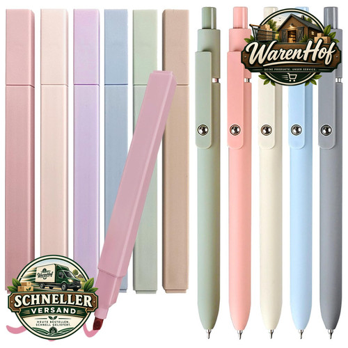 Textmarker pastell set - pastell,