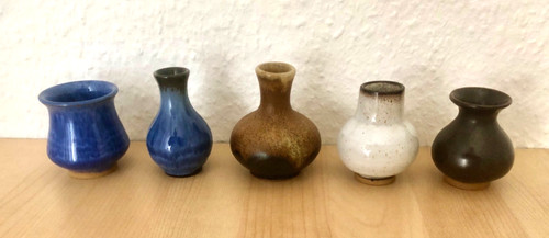 Vintage mini vasen - vintage,