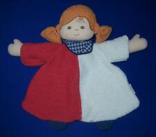 Sterntaler Frottee Schmusetuch Mädchen Magdalena rot creme