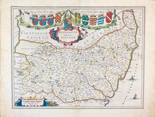 Karte von Suffolk Joan Blaeu