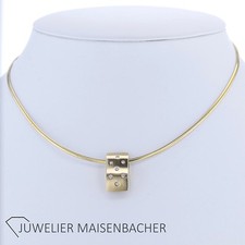 Caren Pfleger Klassischer Anhänger in Gold mit Brillanten