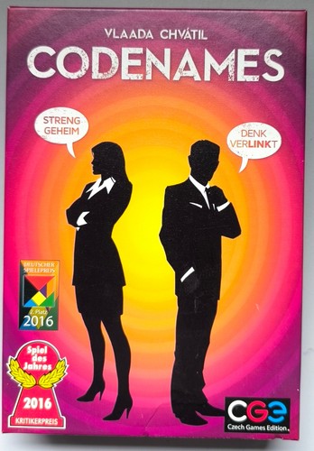 Codenames spiel des - codenames, jahres