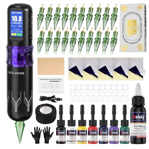 Kabellose tattoo maschine set - kabellose,