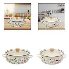 Emaille Suppentopf mit Deckel