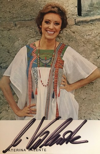 Autogramm caterina valente - autogramm,