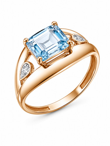 14k 585 rotgold ring r10 - 14k, r10-10516