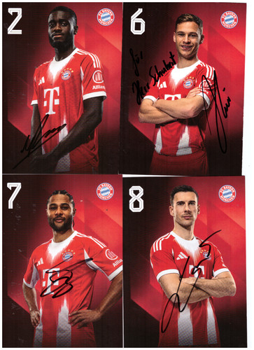 Autogrammkarten von fc - x,