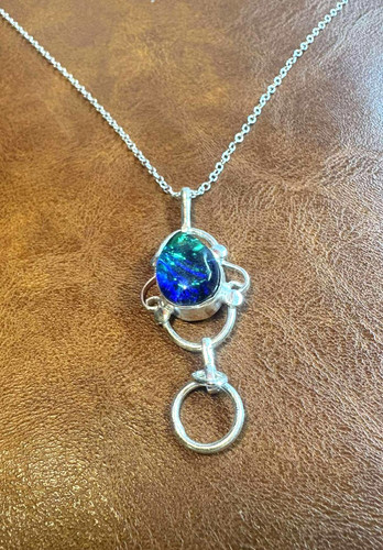 Triole opal halskette silber - triole,