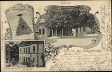 Ak Lockstedt in Holstein, Lockstedter Lager, Bismarck Denkmal,... - 4000897