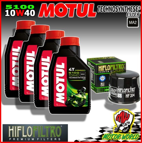 Service 4lt motul 5100 10w40 - 4lt, +