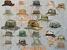US GI Boonie Hut Dschungelhut BW Buschhut Tropenhut Safarihut Sonnenhut 24FARBEN