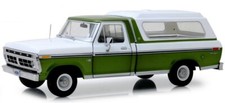 FORD F-100 Pick up - 1976 - green / white - Greenlight 1:18