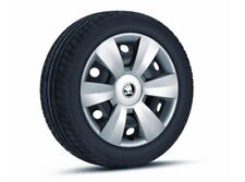 Original Skoda Fabia 3 Kunststoff Radzierblenden Radkappen Set 15 Zoll 6V0071455