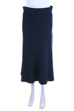 H&M Midirock Gummizug M dunkelblau