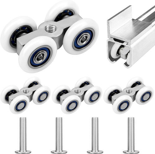 Schiebetürrollen set leise - 4,
