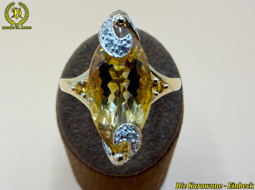 Design damenring 585 gelbgold - 585,