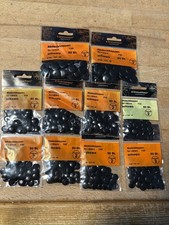 10 Tüten Schwarz Abdeckkappen Schrauben T10/T15/T20/T30 / Cont2Pal4K9 -20